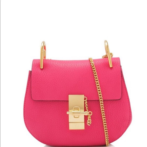 Brand new Cute pink chloe drew crossbody 20 cm!🥰 - Picture 7 of 11